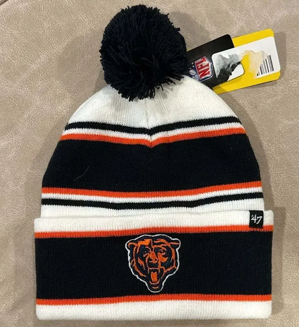 47 Youth Chicago Bears Stripling Cuff Knit Cap